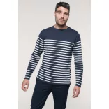 KA989-Bluza-tip-marinar-barbati-MENS-SAILOR-JUMPER-Striped-Navy/Off-Wh