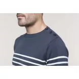 KA989-Bluza-tip-marinar-barbati-MENS-SAILOR-JUMPER-Striped-Navy/Off-Wh
