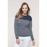 KA990-Bluza-tip-marinar-dama-MENS-SAILOR-JUMPER-Striped-Navy/Off-White