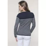 KA990-Bluza-tip-marinar-dama-MENS-SAILOR-JUMPER-Striped-Navy/Off-White