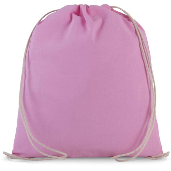 ki0147 - Rucsac cu snur din bumbac - Kimood - [Dark Pink]