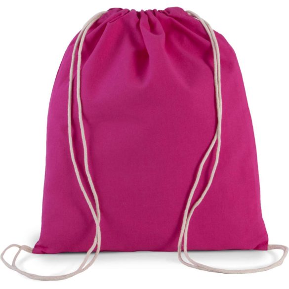 ki0147 - Rucsac cu snur din bumbac - Kimood - [Magenta]