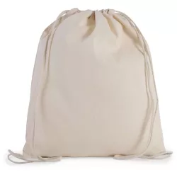 ki0147 - Rucsac cu snur din bumbac - Kimood - [Natural]