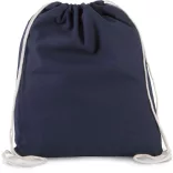 ki0147 - Rucsac cu snur din bumbac - Kimood - [Navy]
