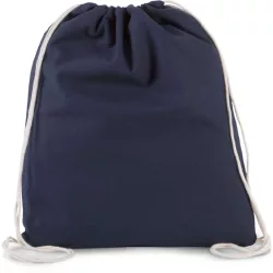 ki0147 - Rucsac cu snur din bumbac - Kimood - [Navy]