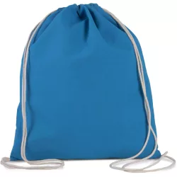   ki0147 - Rucsac cu snur din bumbac - Kimood - [Tropical Blue]