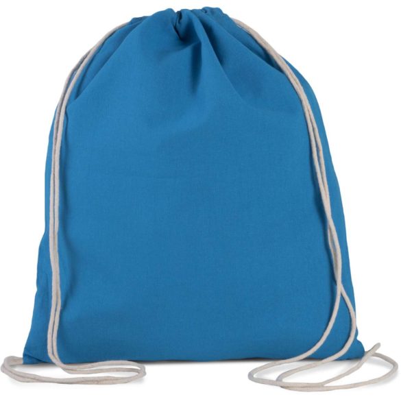 ki0147 - Rucsac cu snur din bumbac - Kimood - [Tropical Blue]