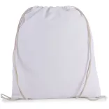 ki0147 - Rucsac cu snur din bumbac - Kimood - [White]