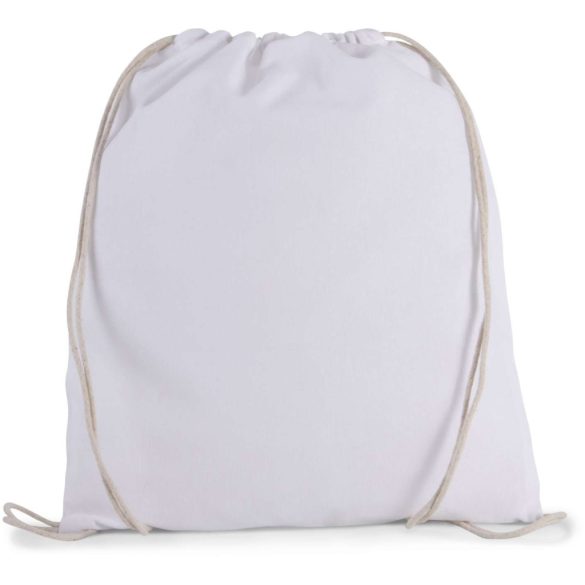 ki0147 - Rucsac cu snur din bumbac - Kimood - [White]