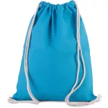 ki0154 - Rucsac din bumbac cu snur gros 310 g/m2 - Kimood - [Natural]