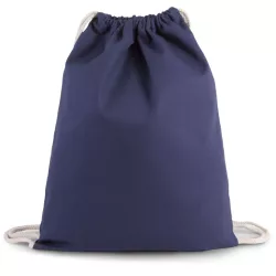   ki0154 - Rucsac din bumbac cu snur gros 310 g/m2 - Kimood - [Patriot Blue]