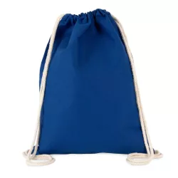   ki0154 - Rucsac din bumbac cu snur gros 310 g/m2 - Kimood - [Royal Blue]