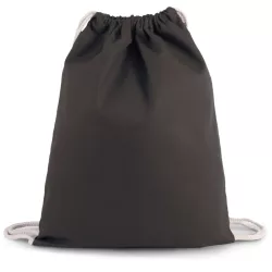   ki0154 - Rucsac din bumbac cu snur gros 310 g/m2 - Kimood - [Shale Grey]