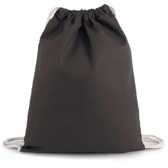 ki0154 - Rucsac din bumbac cu snur gros - Kimood - [Shale Grey]