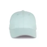 KP011 - Sapca din bumbac pieptantat - 6 panele - ORLANDO - [Ice Mint/Light Grey]