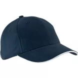 KP011-Sapca-din-bumbac-pieptantat-6-panele-ORLANDO-NavyWhite