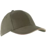 KP011-Sapca-din-bumbac-pieptantat-6-panele-ORLANDO-Olive-GreenBeige