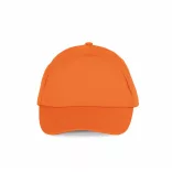 KP013-Sapca-din-bumbac-7-panele-BAHIA-Orange