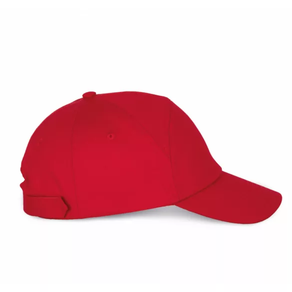 KP013-Sapca-din-bumbac-7-panele-BAHIA-Red