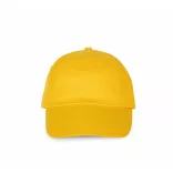 KP013-Sapca-din-bumbac-7-panele-BAHIA-Yellow