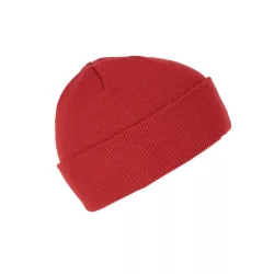 KP031 - Caciula - KNITTED HAT - [Crimson Red]