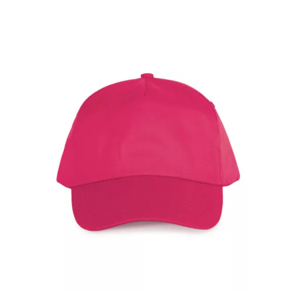 KP034 - Sapca din bumbac  - 5 panele - FIRST - [Fuchsia]