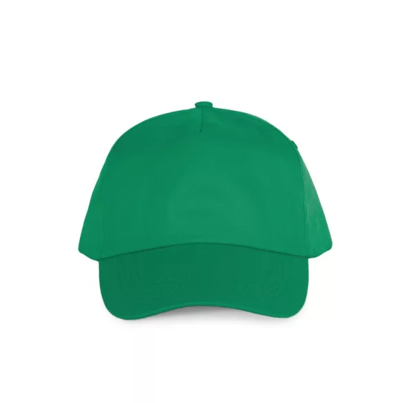 KP034 - Sapca din bumbac  - 5 panele - FIRST - [Kelly Green]