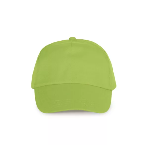 KP034 - Sapca din bumbac  - 5 panele - FIRST - [Lime]