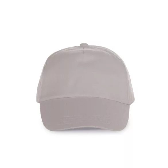 KP034 - Sapca din bumbac  - 5 panele - FIRST - [Light Grey]