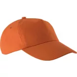 KP034-Sapca-din-bumbac-5-panele-FIRST-Orange