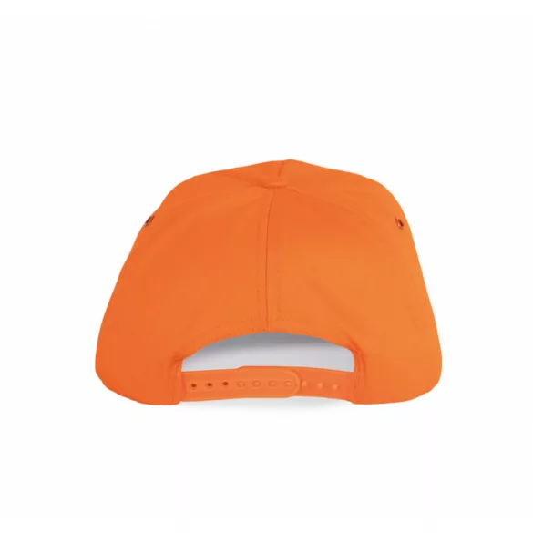 KP034-Sapca-din-bumbac-5-panele-FIRST-Orange