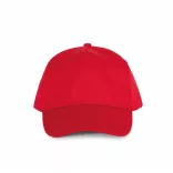 KP034-Sapca-din-bumbac-5-panele-FIRST-Red
