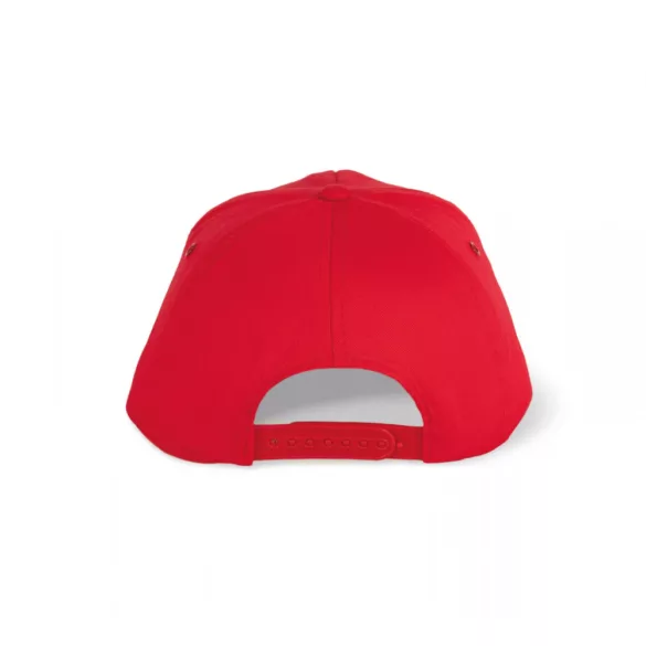 KP034-Sapca-din-bumbac-5-panele-FIRST-Red