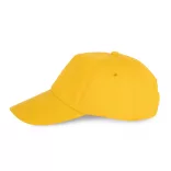 KP034-Sapca-din-bumbac-5-panele-FIRST-Yellow