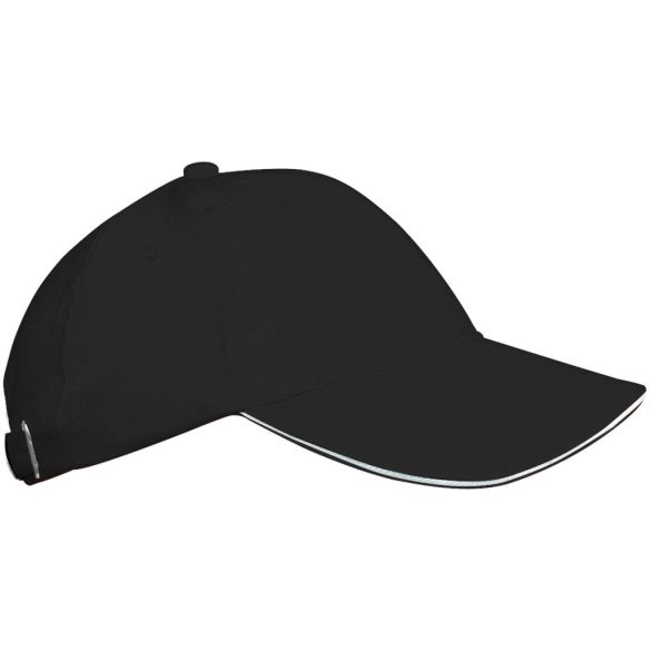 kp042 - Sapca din bumbac pentru copii - 6 panele - ORLANDO KIDS - [Dark Grey/Light Grey]