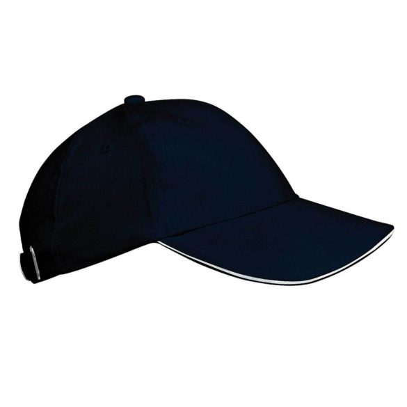 kp042 - Sapca din bumbac pentru copii - 6 panele - ORLANDO KIDS - [Navy/White]