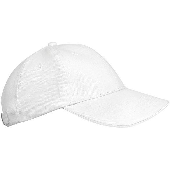 kp042 - Sapca din bumbac pentru copii - 6 panele - ORLANDO KIDS - [White]