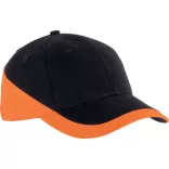 KP045-Sapca-din-bumbac-gros-6-panele-RACING-BI-COLOUR-BlackOrange