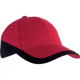 KP045-Sapca-din-bumbac-gros-6-panele-RACING-BI-COLOUR-RedBlack
