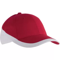 KP045-Sapca-din-bumbac-gros-6-panele-RACING-BI-COLOUR-RedWhite