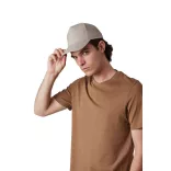 KP051 - Sapca din bumbac pieptanat - 5 panele - ACTION II - [Dark Khaki]