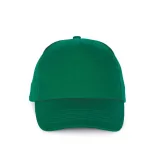 KP051 - Sapca din bumbac pieptanat - 5 panele - ACTION II - [Kelly Green]
