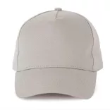 KP051 - Sapca din bumbac pieptanat - 5 panele - ACTION II - [Light Grey]