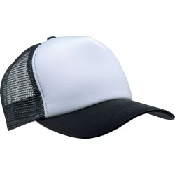 KP111-Sapca-5-panele-TRUCKER-MESH-WhiteBlack