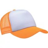 KP111-Sapca-5-panele-TRUCKER-MESH-WhiteFluorescent-Orange