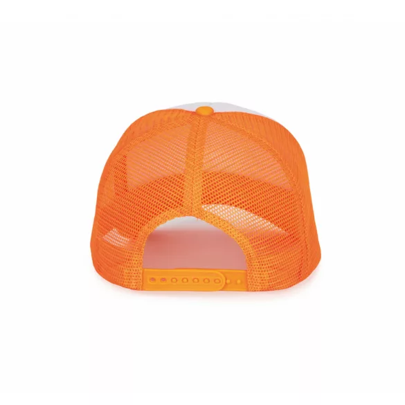 KP111-Sapca-5-panele-TRUCKER-MESH-WhiteFluorescent-Orange