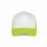KP111-Sapca-5-panele-TRUCKER-MESH-WhiteFluorescent-Yellow