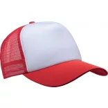 KP111-Sapca-5-panele-TRUCKER-MESH-WhiteRed