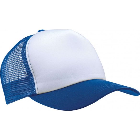 KP111-Sapca-5-panele-TRUCKER-MESH-WhiteRoyal-Blue