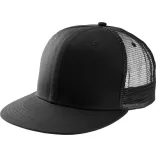 KP113-Sapca-6-panele-cozoroc-drept-TRUCKER-FLAT-PEAK-Black
